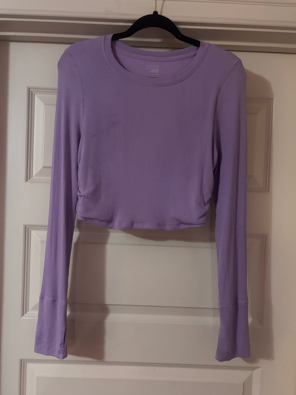 aerie offline purple workout top
